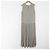 Autre Marque Ärmelloses langes Kleid mit seitlicher Raffung & DEAR Grün Khaki - Ansicht 2
