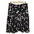 Autre Marque Falda de volantes con estampado de cinta Ingeborg Negro - vista 2