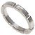 Anillo Maillon Panthère #50 de Cartier en oro blanco de 18K