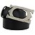 Cartier Connect Cross Unisex Ledergürtel Braun Schwarz Silber
