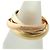 Anello Cartier Trinity in oro tricolore D'oro