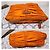 Prada Tessuto Gaufre Clutch in Nylon Arancione - vista 6