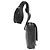 Borsa a tracolla Louis Vuitton Double Phone Pouch Nero - vista 3