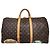 Louis Vuitton Keepall Bandoulière 50 Monogram Patches Marrone Beige