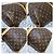 Louis Vuitton Keepall Bandoulière 50 Monogram Patches Marrone Beige - vista 14