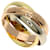 Cartier Trinity Band Ring Pink White Yellow  - view 1