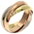 Cartier Trinity Band Ring Pink White Yellow  - view 2