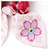 Scrunchie in seta rosa Louis Vuitton - vista 3
