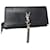 Yves Saint Laurent Pochette Kate en cuir embossé crocodile noir  - vue 1