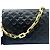 Bolsa de ombro Louis Vuitton Coussin MM em couro de cordeiro Preto