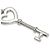 Collana Heart Key di Tiffany & Co. - vista 4