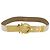Salvatore Ferragamo Gancini Buckle Reversible Belt Leather Medium White