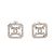 Orecchini Huggie Chanel Coco Crush in oro giallo 18K Argento