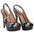 Missoni Multicolour Strick Slingback Plateauschuhe Mehrfarben