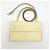 Hermès Portafoglio Walletbag Hermesnap in pelle Epsom Giallo Milton Crema - vista 3