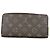 Louis Vuitton Monogram Brown Zippy Wallet Braun - Ansicht 2