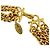 Collana Choker Chanel Vintage Gold D'oro - vista 4