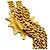 Collana Choker Chanel Vintage Gold D'oro - vista 7