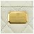 CHANEL Matelasse Chain Shoulder Bag Leather 2way White Gold CC Auth 179581SAM Bianco D'oro - vista 20