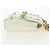 CHANEL Matelasse Chain Shoulder Bag Leather 2way White Gold CC Auth 179581SAM Bianco D'oro - vista 4