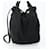 Borsa PRADA Nylon 2way Nera Oro Auth ka4261 Nero D'oro - vista 4