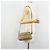 Borsa Salvatore Ferragamo Vala Chain in pelle vernice Silver Beige Auth 179215A Argento - vista 23