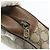 Clutch GUCCI GG Supreme in PVC Beige Marrone Oro 89 01 044 Auth am11575 D'oro - vista 12