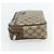 Clutch GUCCI GG Supreme in PVC Beige Marrone Oro 89 01 044 Auth am11575 D'oro - vista 4
