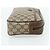 Clutch GUCCI GG Supreme in PVC Beige Marrone Oro 89 01 044 Auth am11575 D'oro - vista 5
