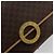 Céline Borsa a tracolla CELINE Macadam Canvas PVC Pelle Marrone Oro Auth mr2468A D'oro - vista 17