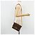 Céline Borsa a tracolla CELINE Macadam Canvas PVC Pelle Marrone Oro Auth mr2468A D'oro - vista 22