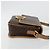Céline Borsa a tracolla CELINE Macadam Canvas PVC Pelle Marrone Oro Auth mr2468A D'oro - vista 3