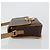 Céline Borsa a tracolla CELINE Macadam Canvas PVC Pelle Marrone Oro Auth mr2468A D'oro - vista 4