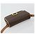 Céline Borsa a tracolla CELINE Macadam Canvas PVC Pelle Marrone Oro Auth mr2468A D'oro - vista 6