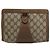 Clutch GUCCI GG Supreme Web Sherry Line in PVC Beige 89 01 032 Auth 177611 - vista 2
