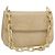 Borsa a Spalla con Catena PRADA in Pelle Beige Argento Auth 180139