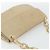 Borsa a Spalla con Catena PRADA in Pelle Beige Argento Auth 180139 - vista 6