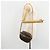 Borsa a Spalla Christian Dior Honeycomb Canvas PVC Nero Oro Auth BA12519 D'oro - vista 22