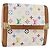 LOUIS VUITTON Portafoglio per Banconote e Carte di Credito Multicolor M92983 Auth hk3761 Bianco
