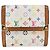 LOUIS VUITTON Portafoglio per Banconote e Carte di Credito Multicolor M92983 Auth hk3761 Bianco - vista 13