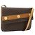 Céline CELINE Borsa a Spalla Macadam Canvas Medallion PVC Pelle Marrone Oro Auth ep14618 D'oro