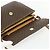 Céline CELINE Borsa a Spalla Macadam Canvas Medallion PVC Pelle Marrone Oro Auth ep14618 D'oro - vista 10