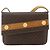 Céline CELINE Borsa a Spalla Macadam Canvas Medallion PVC Pelle Marrone Oro Auth ep14618 D'oro - vista 13