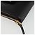 Saffiano Cartera larga PRADA de piel Safiano Negro Oro Auth bs35081 Dorado - vista 14
