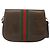 Borsa a tracolla GUCCI Web Sherry Line in pelle marrone oro rosso Auth 180133 D'oro - vista 2