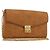Borsa a Spalla MCM Vicetos Logogram Chain in Pelle Marrone Oro Auth mr2451V D'oro