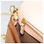 Borsa a Spalla MCM Vicetos Logogram Chain in Pelle Marrone Oro Auth mr2451V D'oro - vista 20
