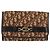 Borsa a Spalla con Catena Christian Dior Trotter Canvas Marrone Oro Auth 179423 D'oro - vista 2