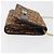 Borsa a Spalla con Catena Christian Dior Trotter Canvas Marrone Oro Auth 179423 D'oro - vista 4