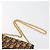 Borsa a Spalla con Catena Christian Dior Trotter Canvas Marrone Oro Auth 179423 D'oro - vista 8